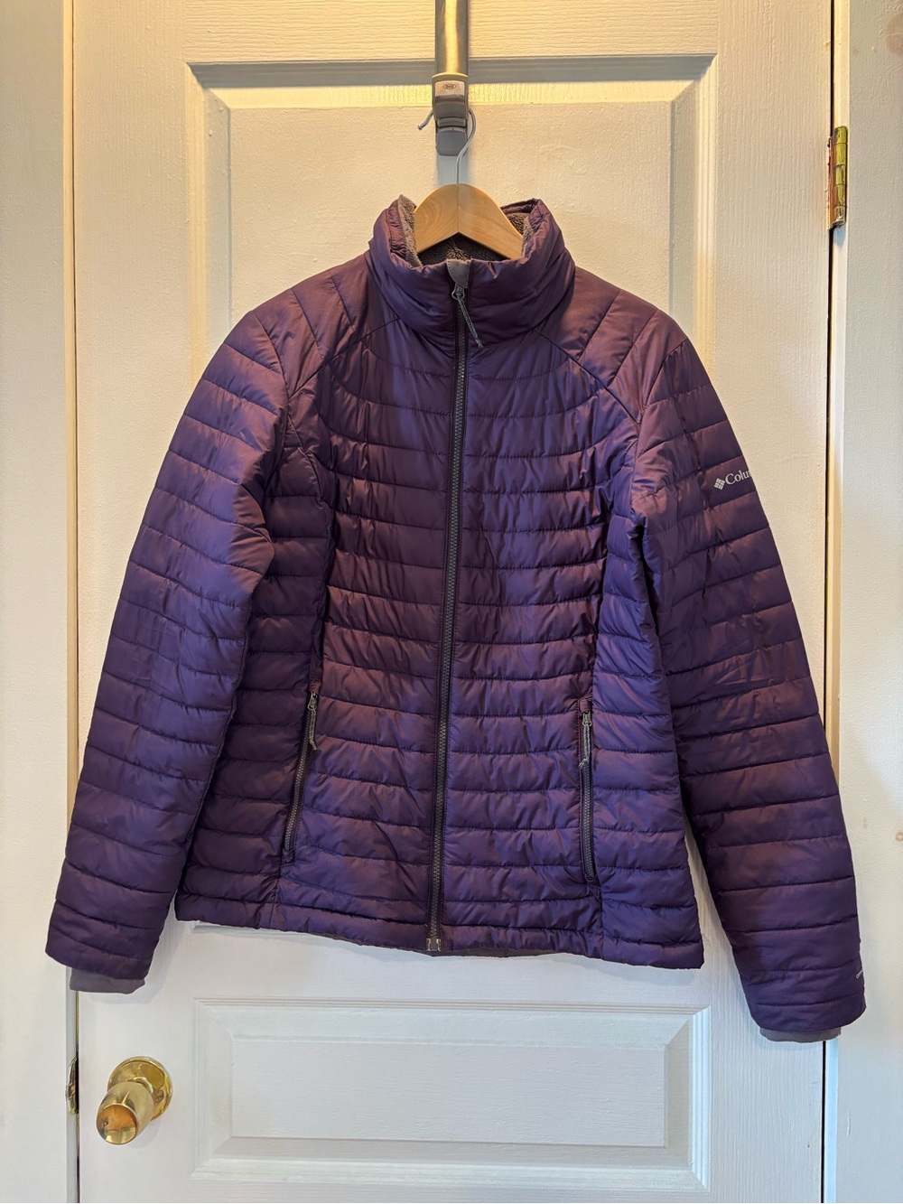 Columbia Women's Deep Purple Quilted Packable Puffer Jacket